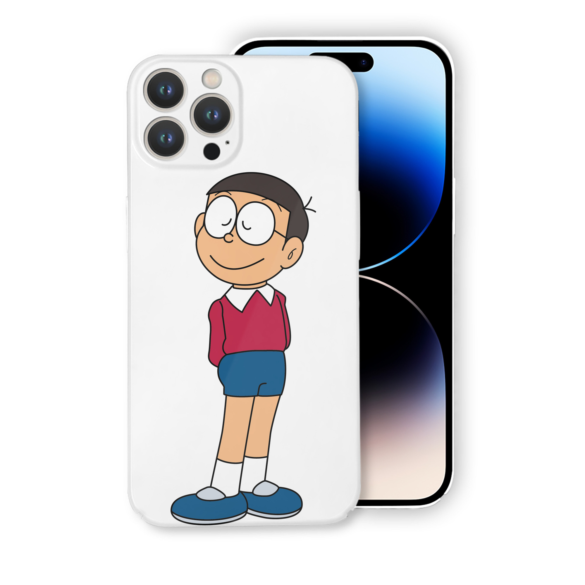 （画像用） ドラえもん 野比 のび太 Doraemon Nobita Nobi 【iPhone 14シリーズ対応】ハードケース